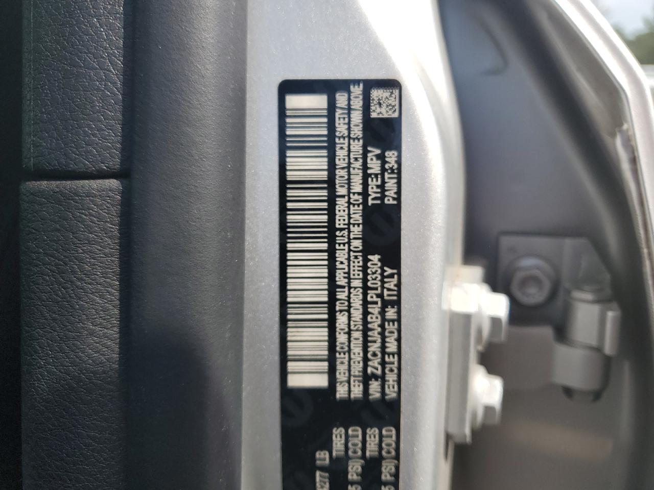 2020 Jeep Renegade Sport VIN: ZACNJAAB4LPL03304 Lot: 64860955
