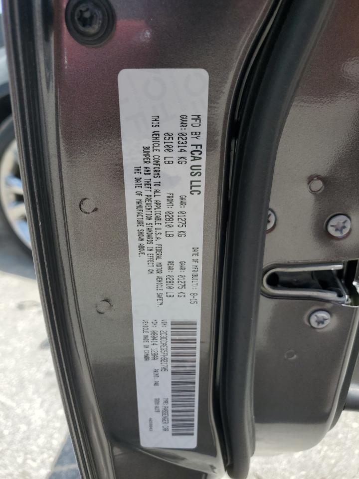 2015 Chrysler 300C VIN: 2C3CCAEG5FH921705 Lot: 64413125