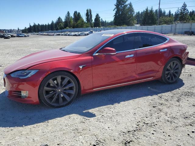  TESLA MODEL S 2017 Burgundy
