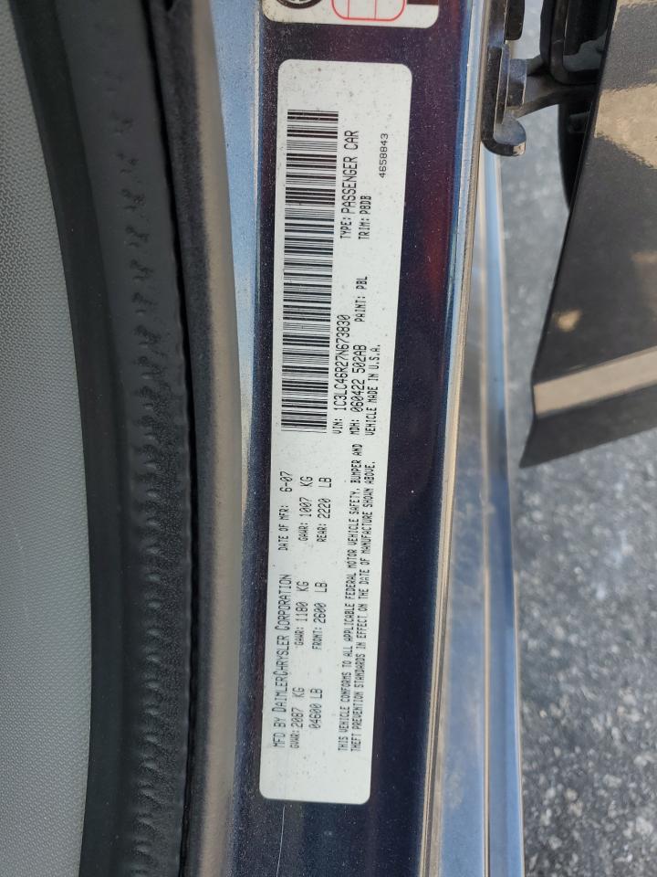 2007 Chrysler Sebring VIN: 1C3LC46R27N673830 Lot: 62652165
