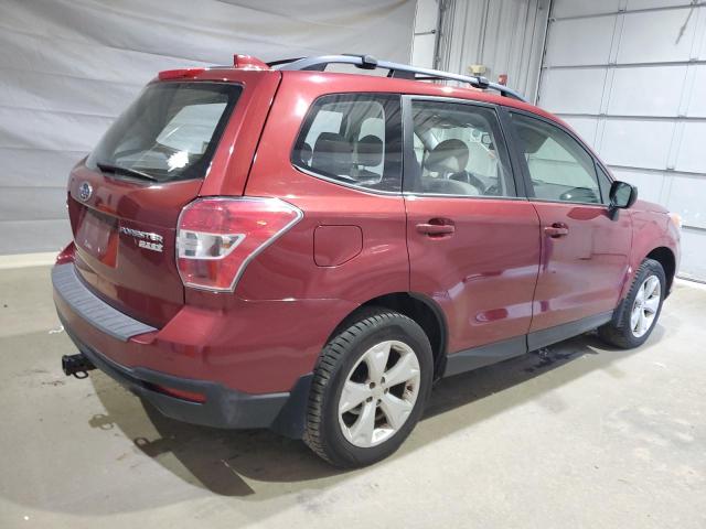  SUBARU FORESTER 2016 Czerwony