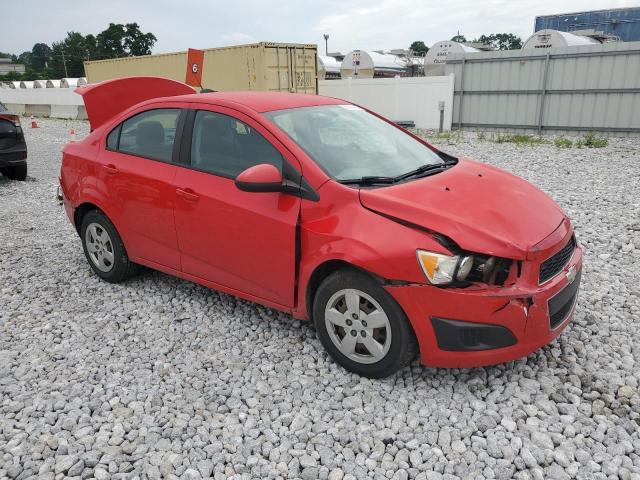  CHEVROLET SONIC 2016 Czerwony