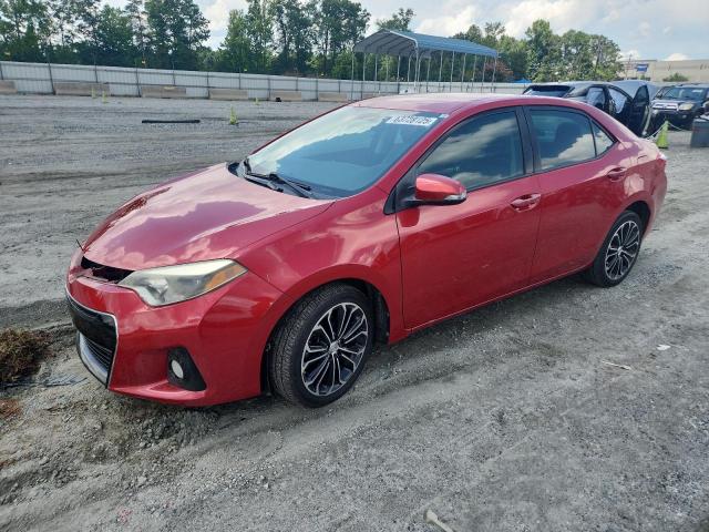 Sedans TOYOTA COROLLA 2015 Czerwony