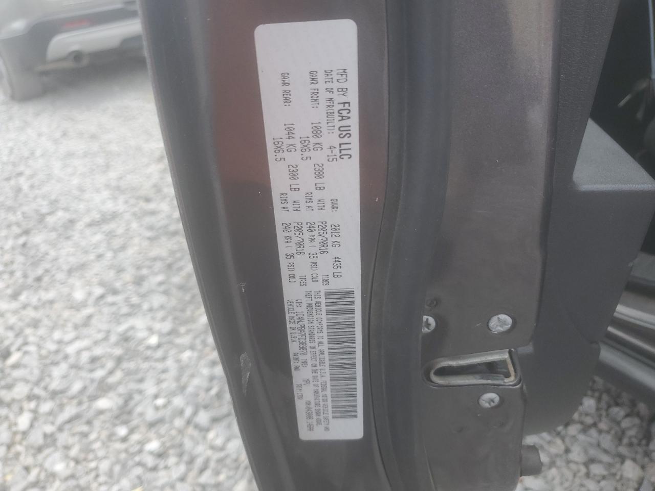 2015 Jeep Patriot Sport VIN: 1C4NJPBA7FD389870 Lot: 64722455
