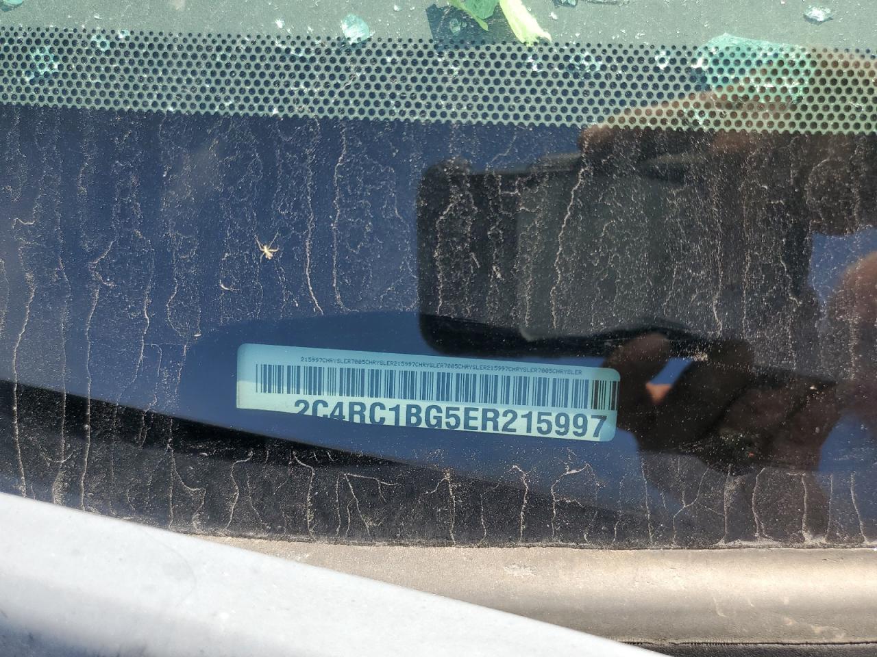 2014 Chrysler Town & Country Touring VIN: 2C4RC1BG5ER215997 Lot: 63940965