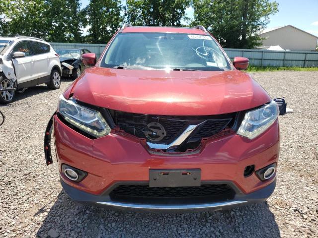  NISSAN ROGUE 2016 Czerwony