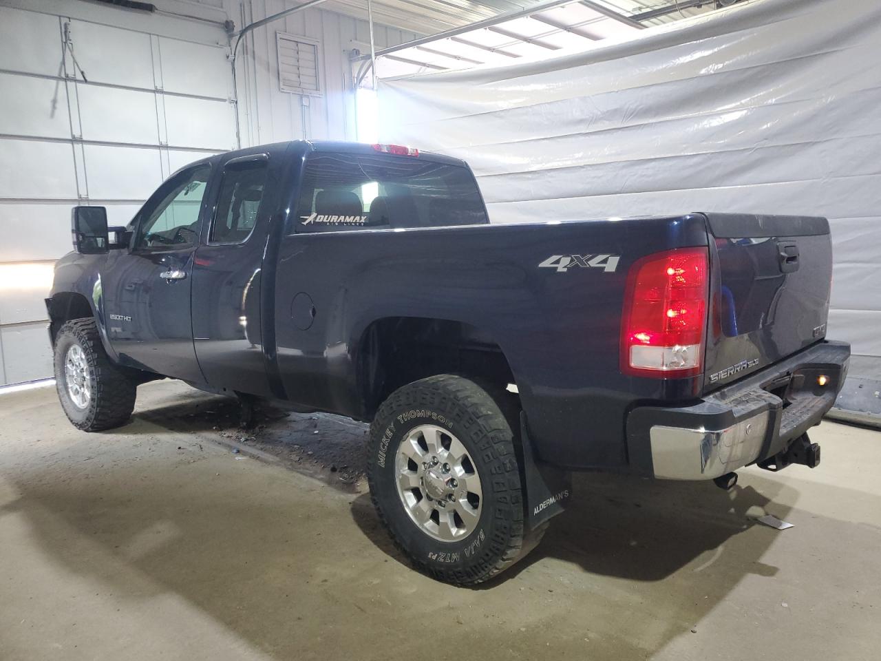 2011 GMC Sierra K2500 Sle blue pickup diesel 1GT220C84BZ221636 photo #3