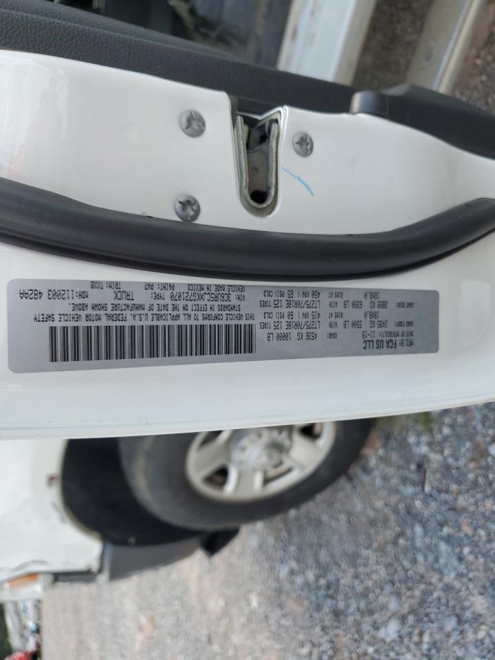 2019 Ram 2500 Tradesman VIN: 3C6UR5CJXKG721070 Lot: 64418485
