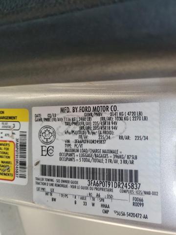 2013 FORD FUSION SE  