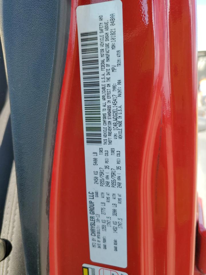 2014 Jeep Wrangler Unlimited Sport VIN: 1C4BJWDG2EL145417 Lot: 65175365