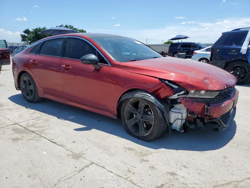  KIA K5 2021 Бордовый
