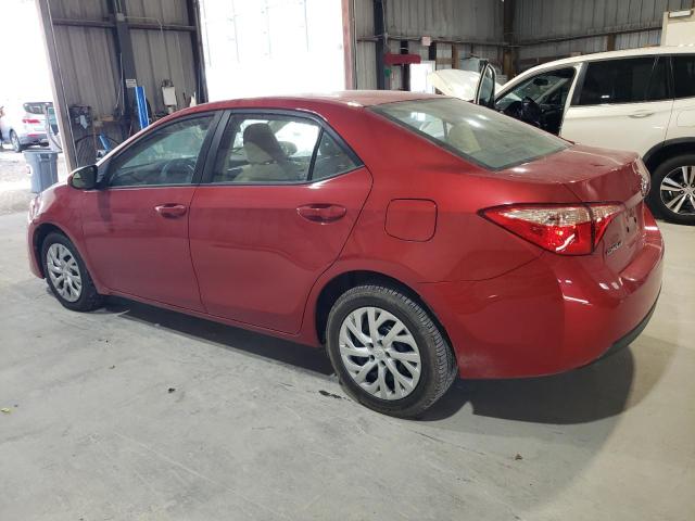  TOYOTA COROLLA 2019 Czerwony