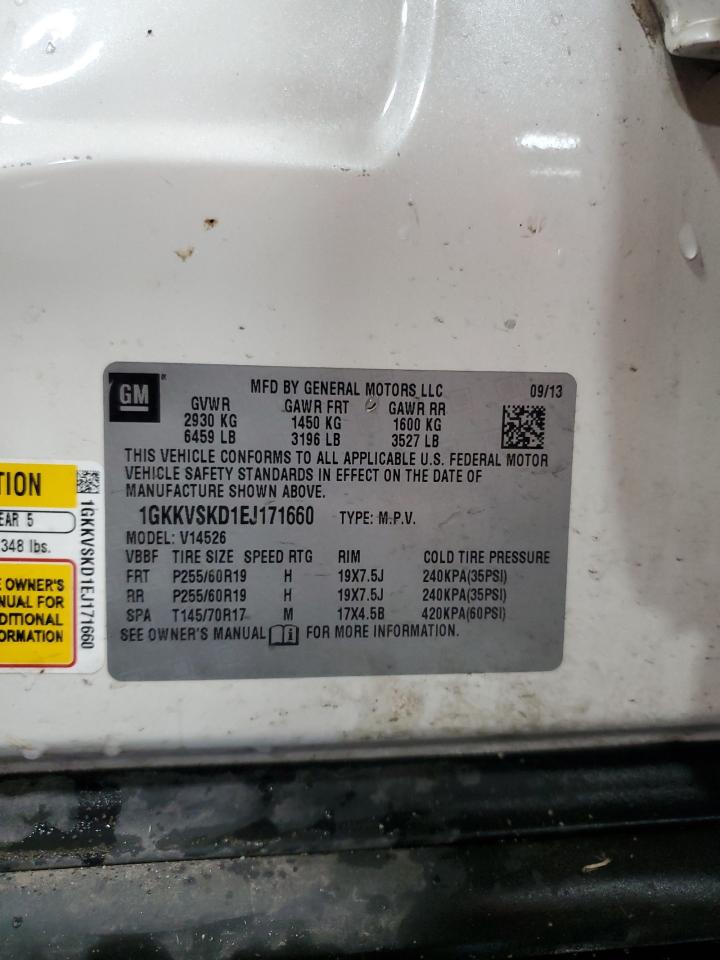 1gkkvskd1ej171660 1GKKVSKD1EJ171660 2014 GMC Acadia Slt-2