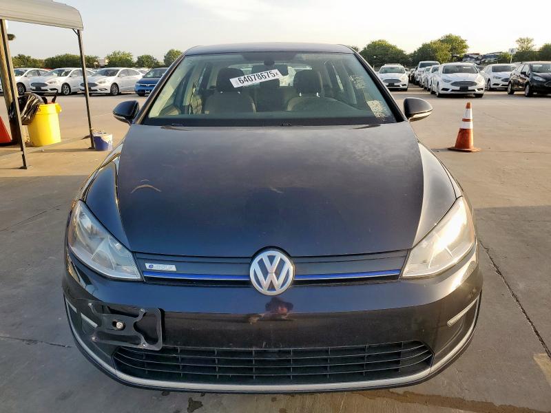 Hatchbacks VOLKSWAGEN GOLF 2016 Czarny