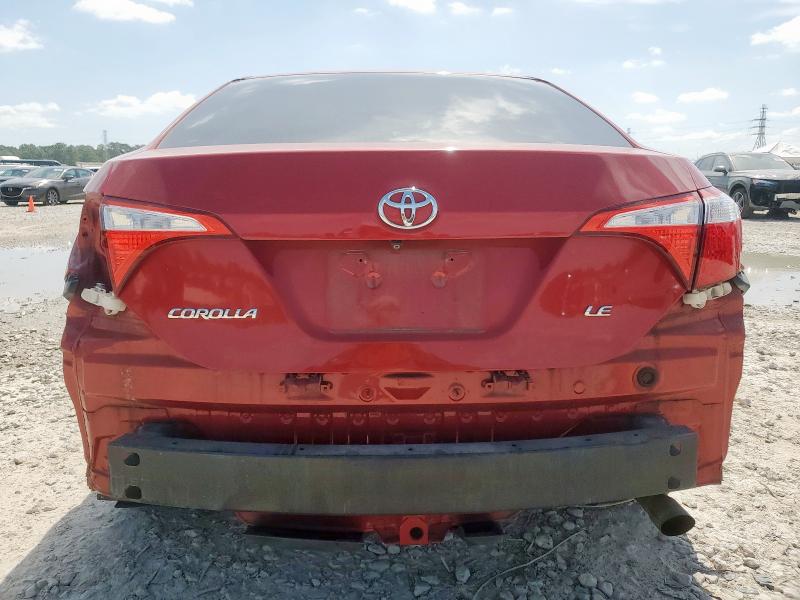  TOYOTA COROLLA 2014 Czerwony