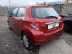 2012 TOYOTA YARIS TR V for sale at Copart WOLVERHAMPTON