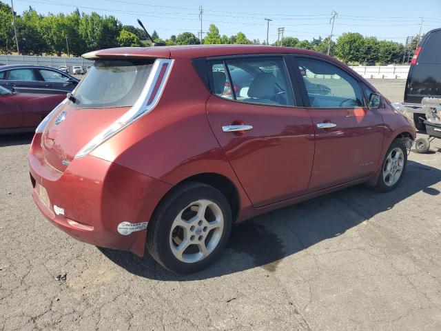  NISSAN LEAF 2013 Red