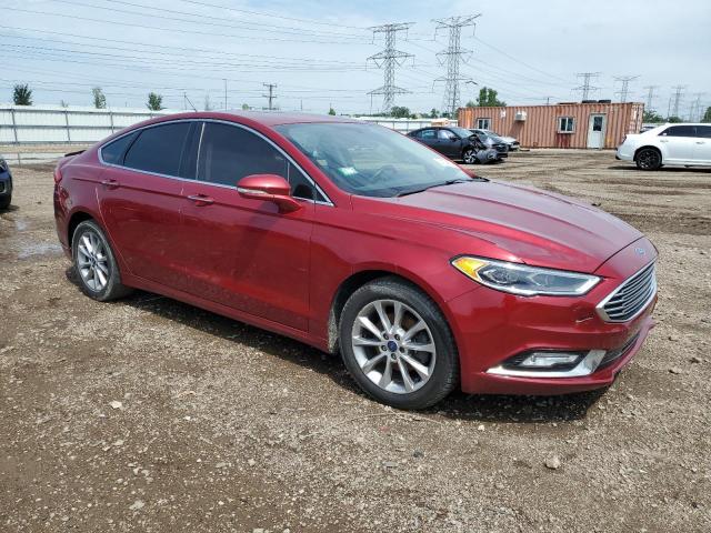  FORD FUSION 2017 Czerwony