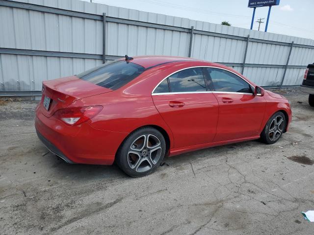  MERCEDES-BENZ CLA-CLASS 2018 Czerwony
