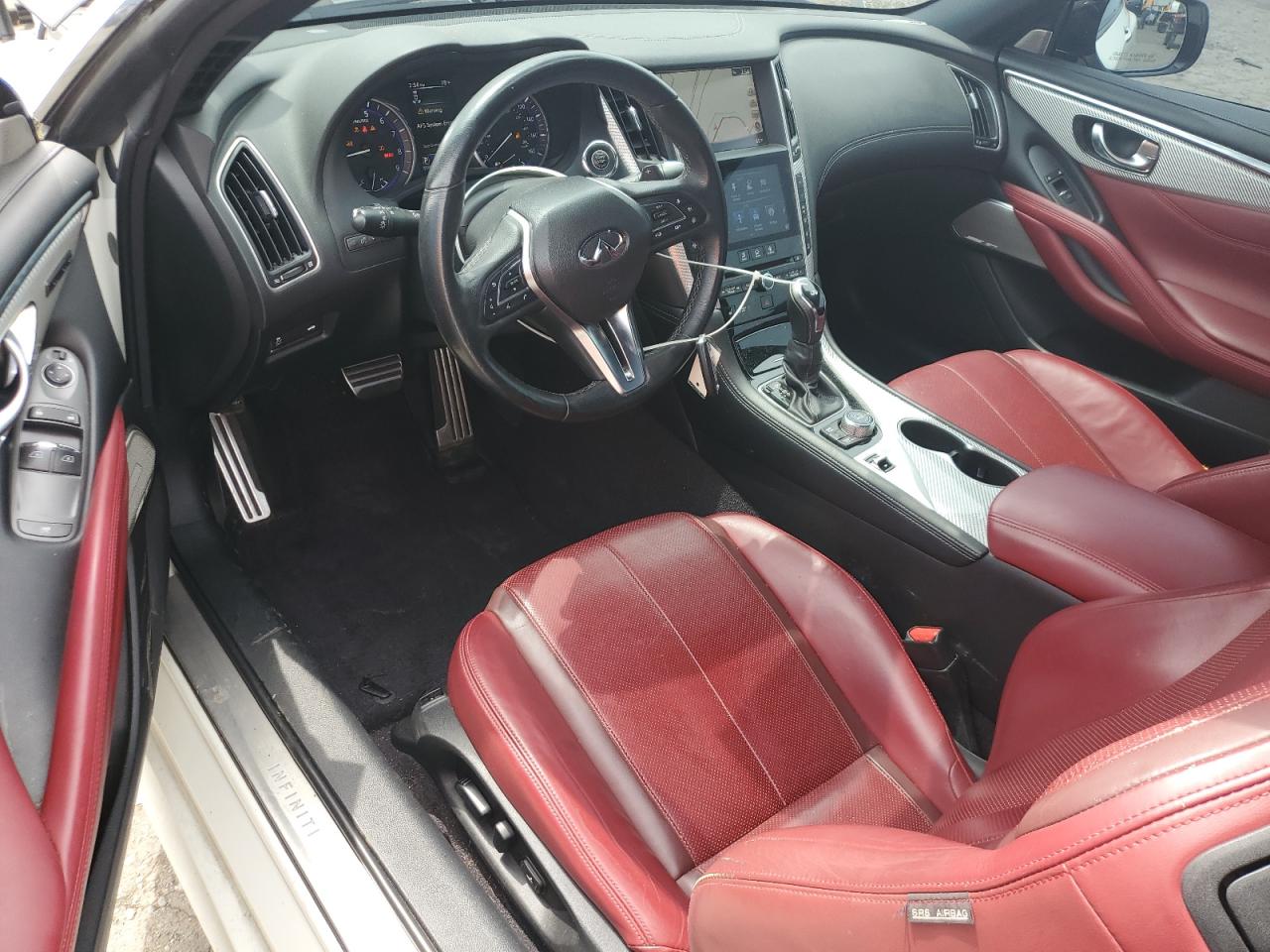 2018 Infiniti Q60 Red Sport 400 VIN: JN1FV7ELXJM630533 Lot: 64106665