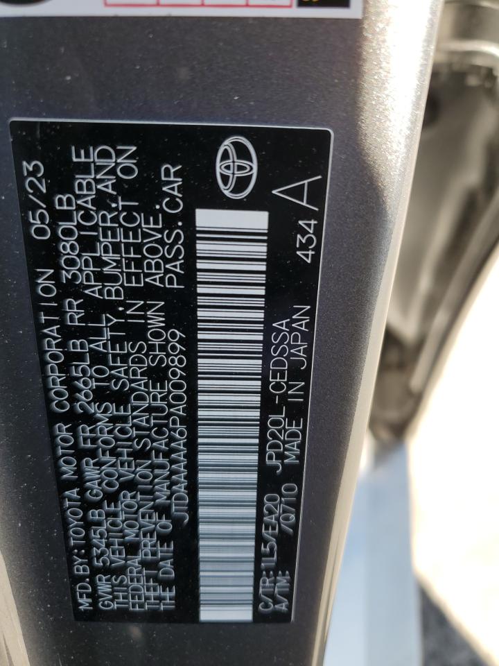 2023 Toyota Mirai Xle VIN: JTDAAAAA6PA009899 Lot: 63990835