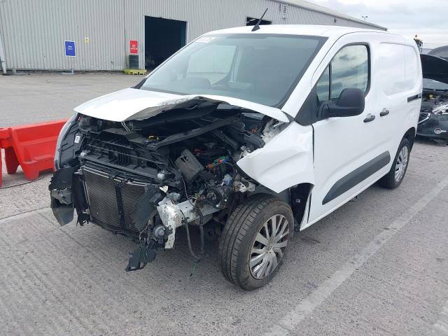2020 PEUGEOT PARTNER PROFESSIONAL L1 B  for sale at Copart CHESTER