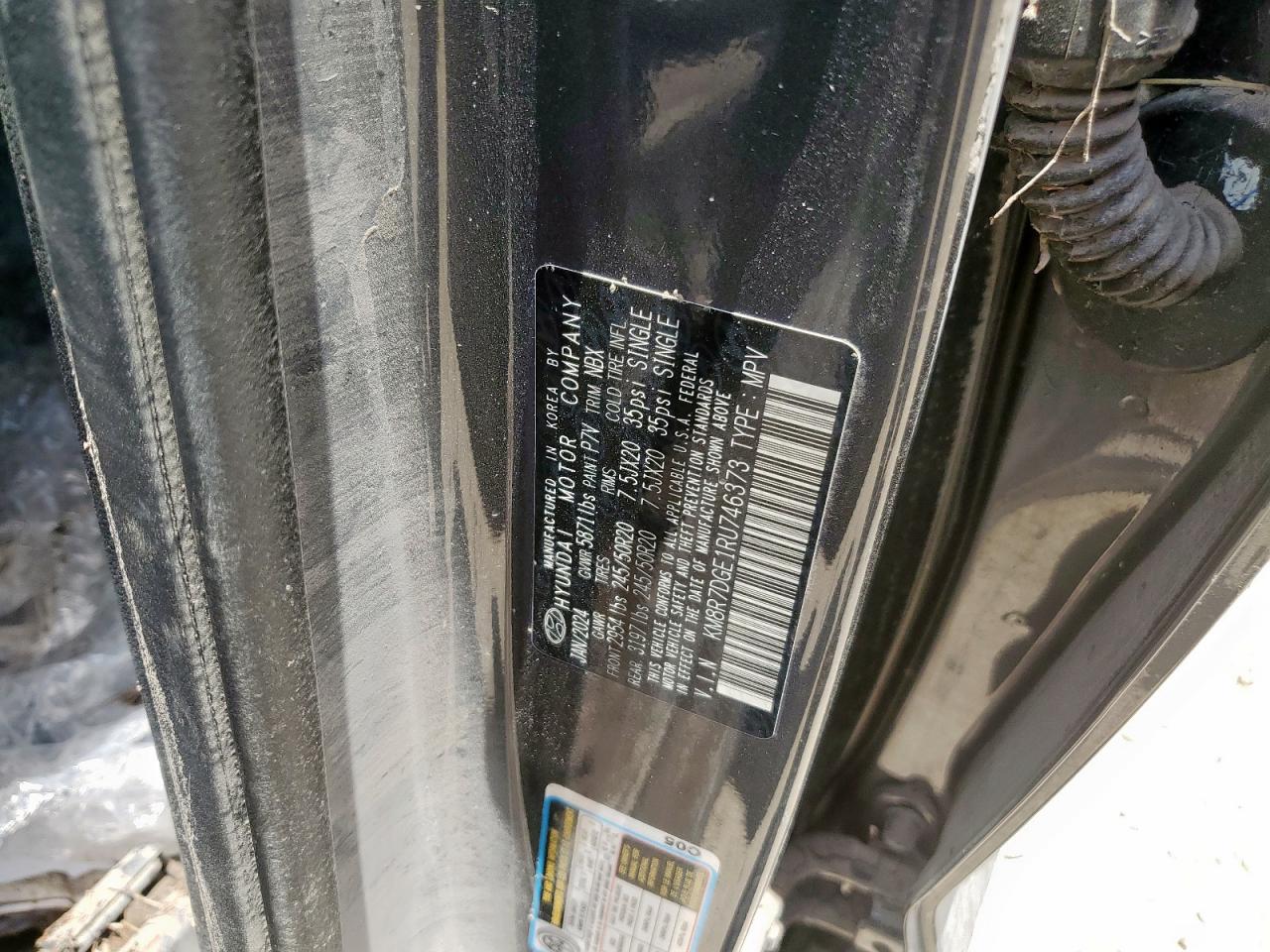 2024 Hyundai Palisade Calligraphy VIN: KM8R7DGE1RU746373 Lot: 64281455