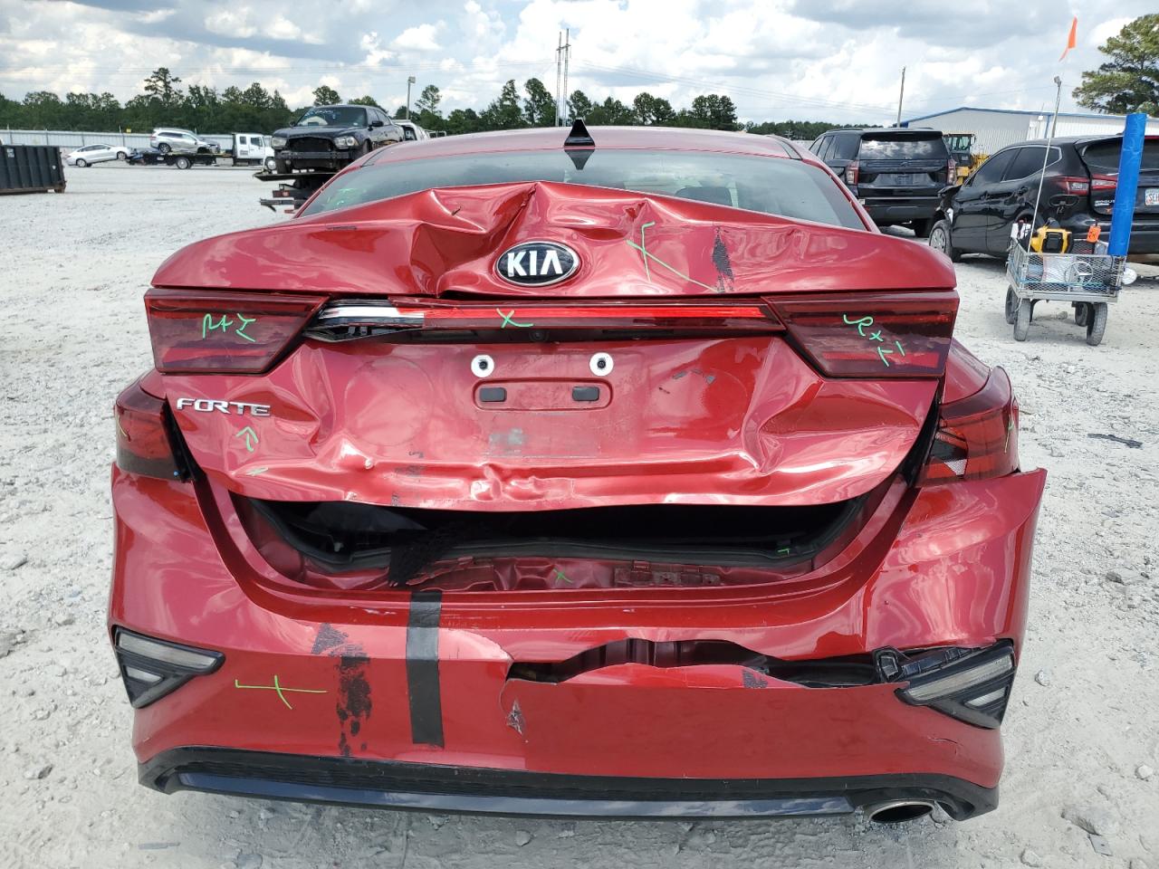 2019 Kia Forte Fe VIN: 3KPF24AD9KE022067 Lot: 64640305