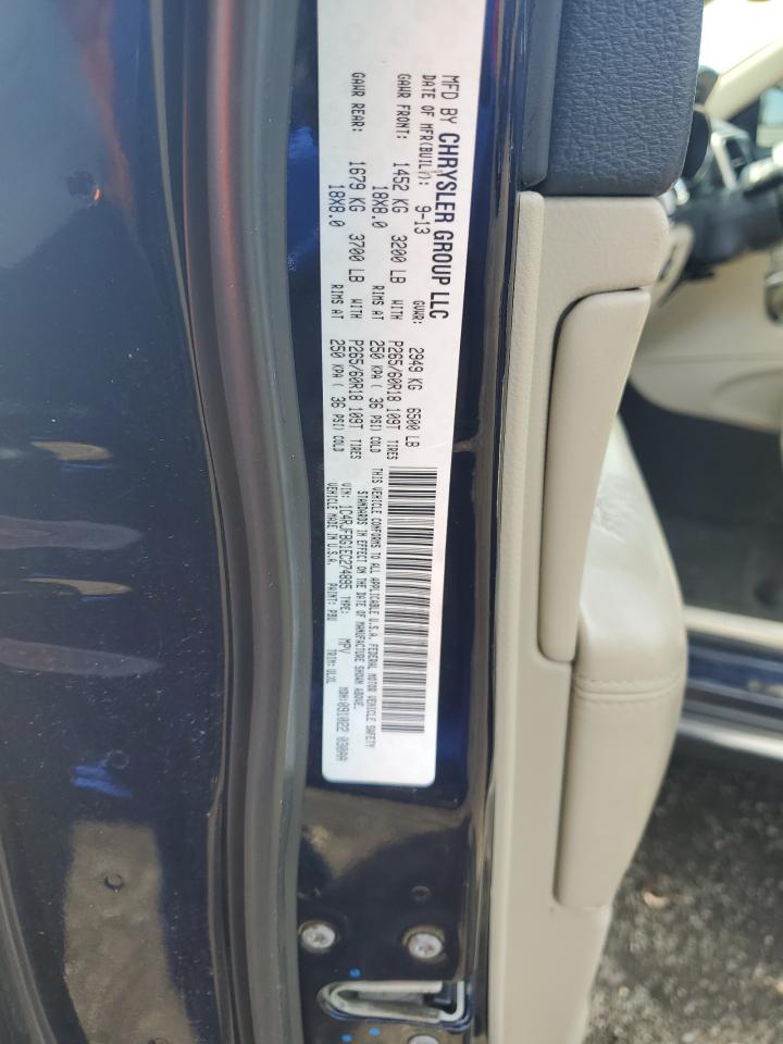 2014 Jeep Grand Cherokee Limited VIN: 1C4RJFBG1EC274895 Lot: 65407495