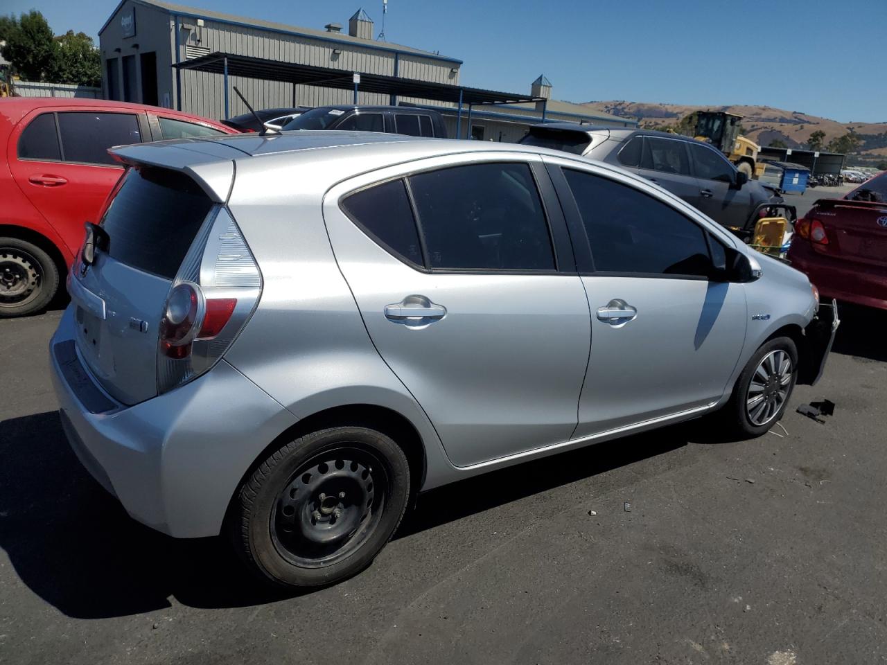 2014 Toyota Prius C silver null hybrid JTDKDTB34E1061309 photo #4