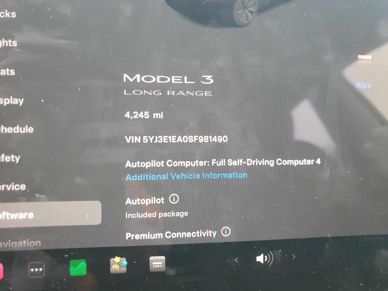 2025 Tesla Model 3 VIN: 5YJ3E1EA0SF981490 Lot: 64270085