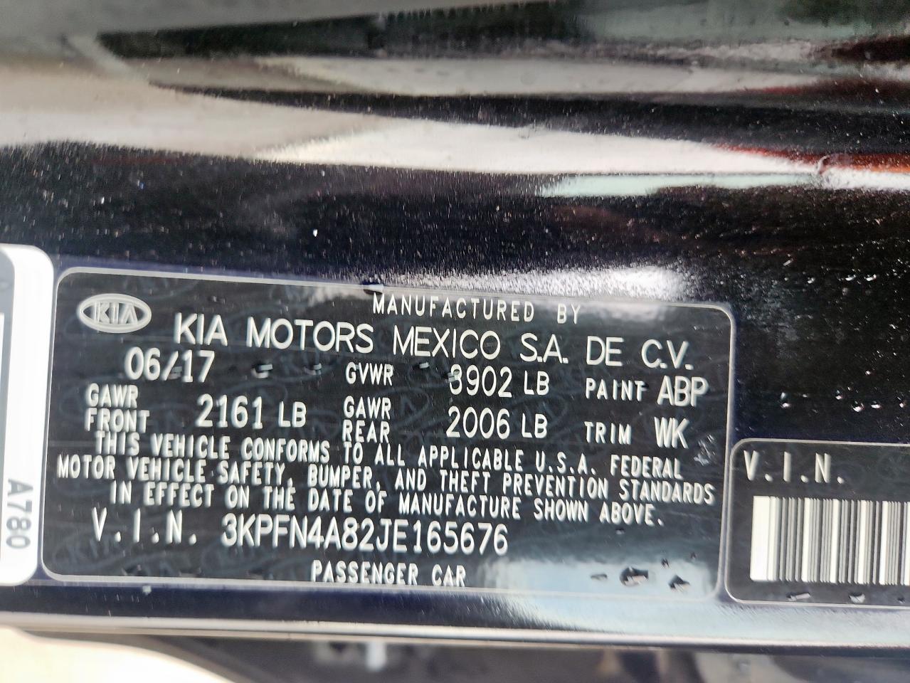 2018 Kia Forte Ex VIN: 3KPFN4A82JE165676 Lot: 64676965