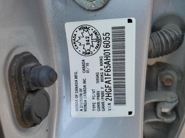 2010 HONDA CIVIC LX-S  