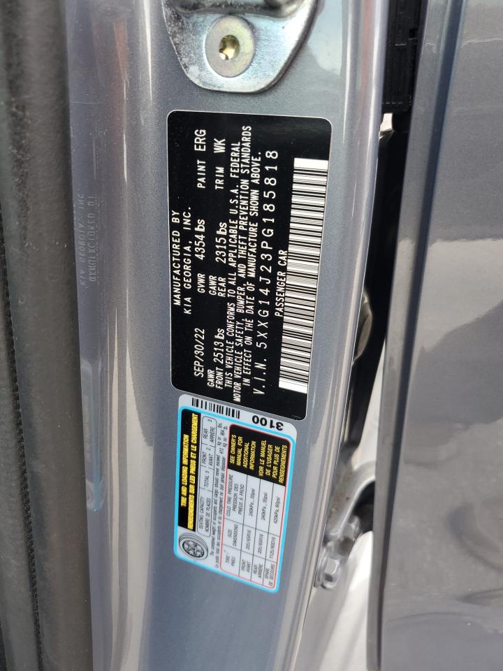 2023 Kia K5 Lxs VIN: 5XXG14J23PG185818 Lot: 63243245