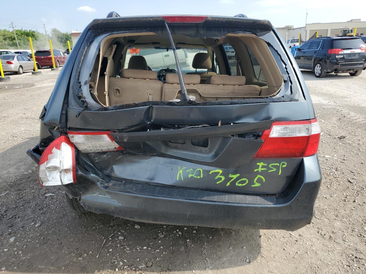 2006 Honda Odyssey Ex VIN: 5FNRL38416B437734 Lot: 64601665