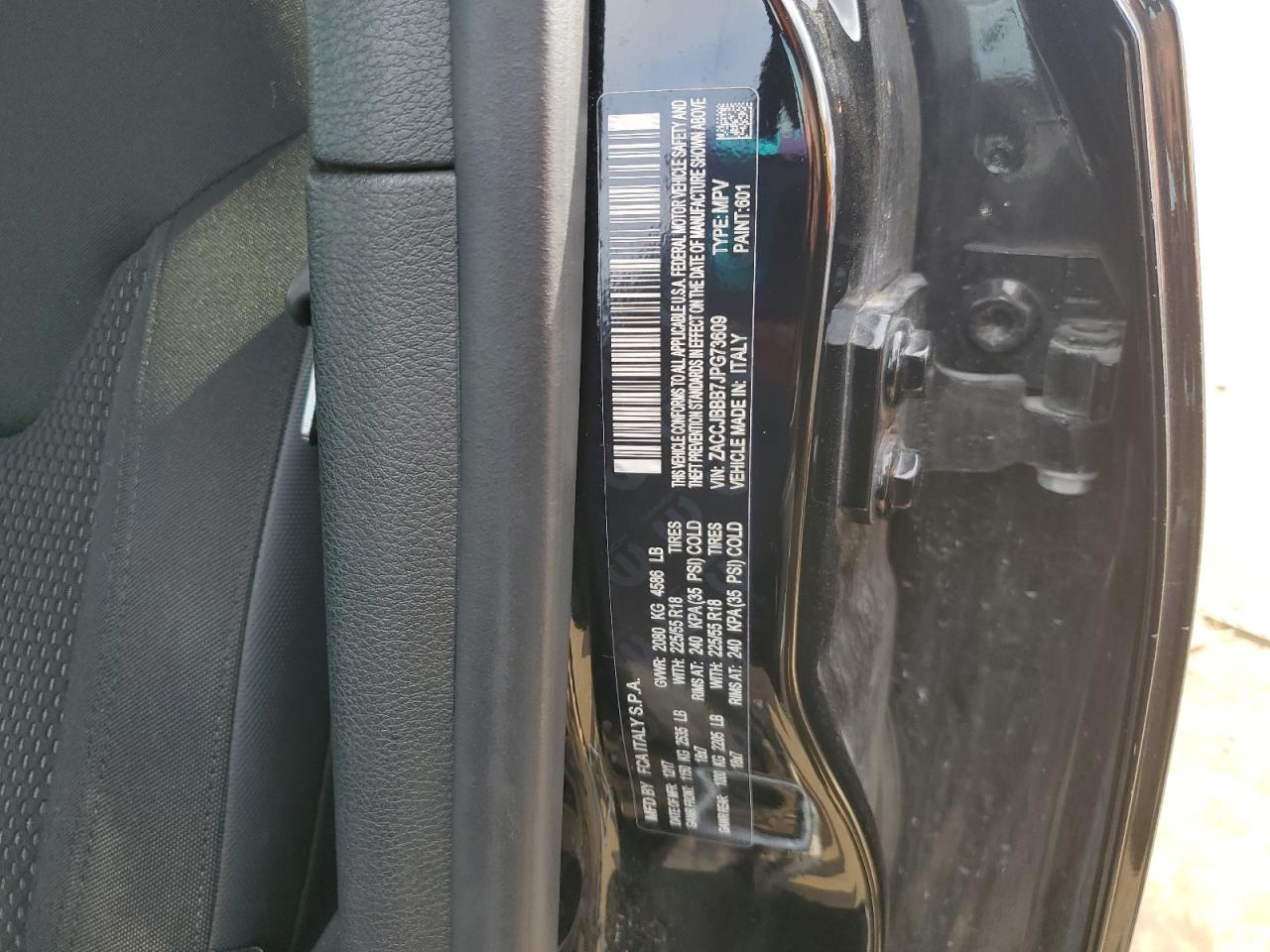 2018 Jeep Renegade Latitude VIN: ZACCJBBB7JPG73609 Lot: 64981875