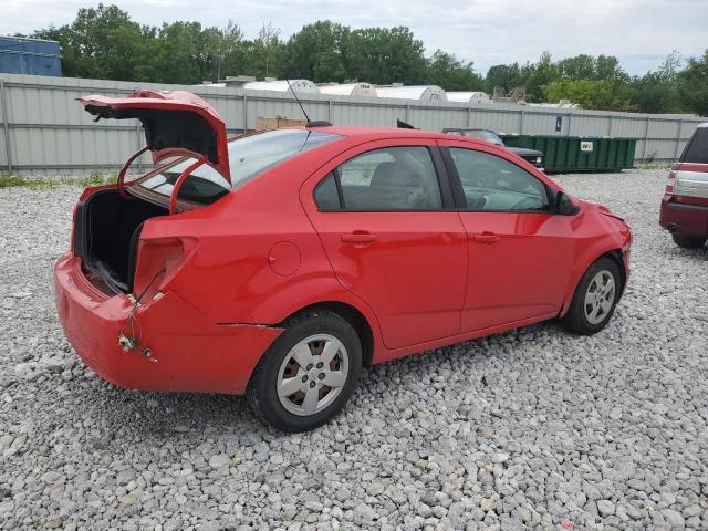  CHEVROLET SONIC 2016 Czerwony