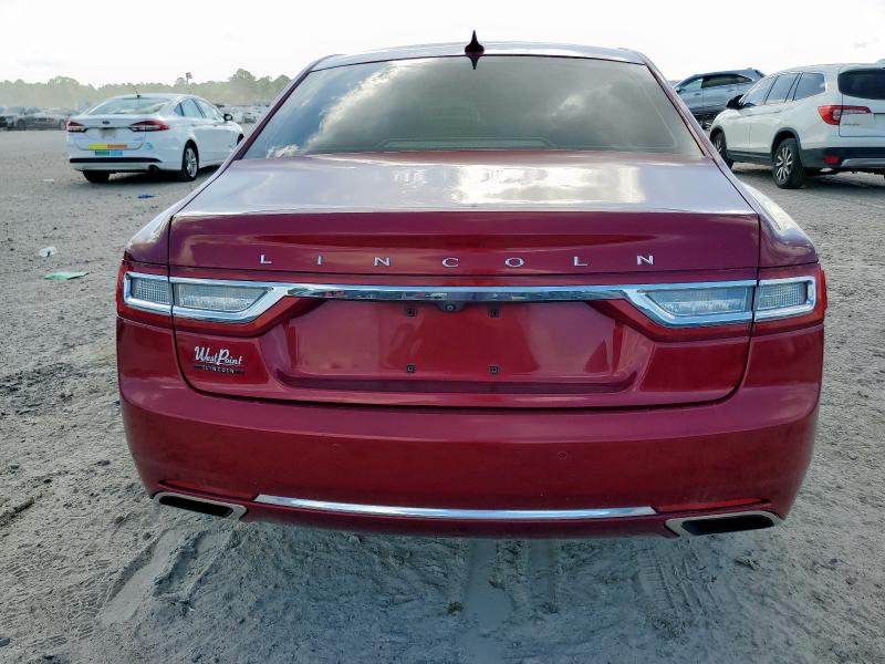  LINCOLN CONTINENTL 2018 Красный