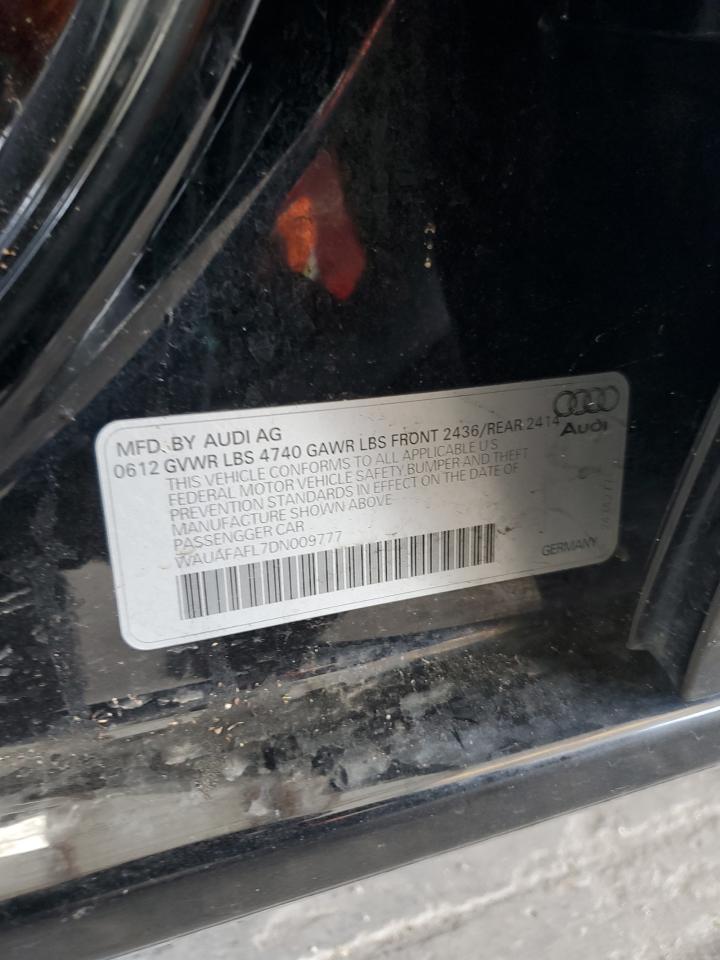 2013 Audi A4 Premium VIN: WAUAFAFL7DN009777 Lot: 65446615
