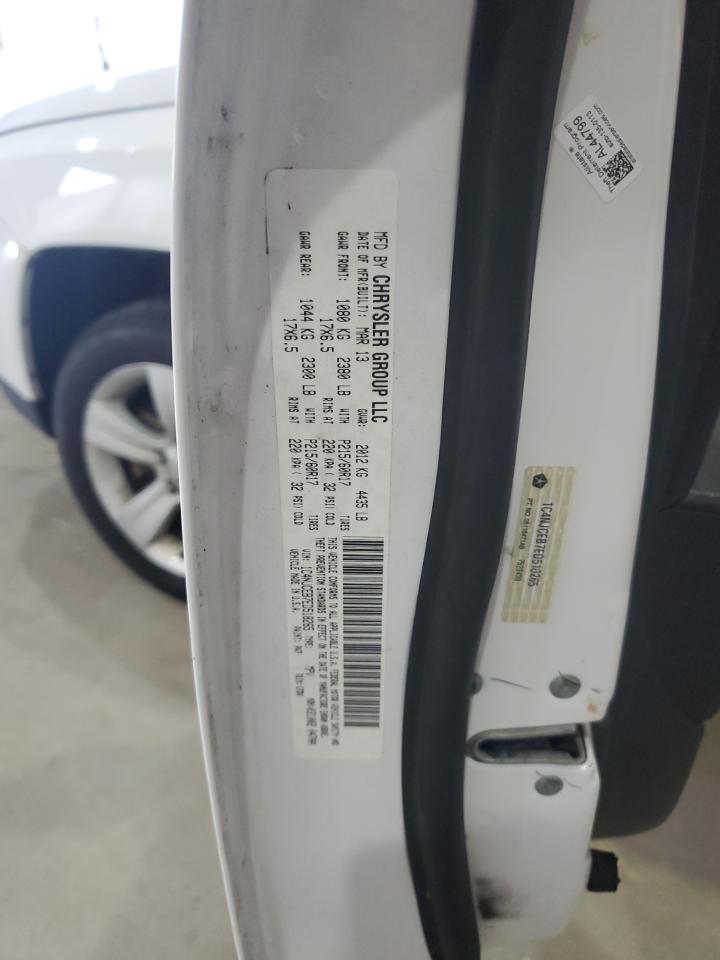 2014 Jeep Compass Latitude VIN: 1C4NJCEB7ED518265 Lot: 64817695
