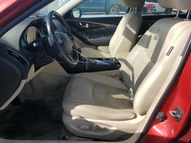  INFINITI Q50 2014 Red