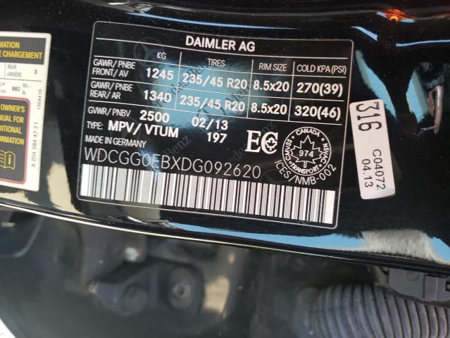 2013 MERCEDES-BENZ GLK 250 BLUETEC  
