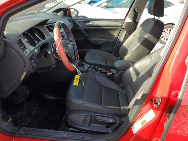  VOLKSWAGEN GOLF 2015 Czerwony