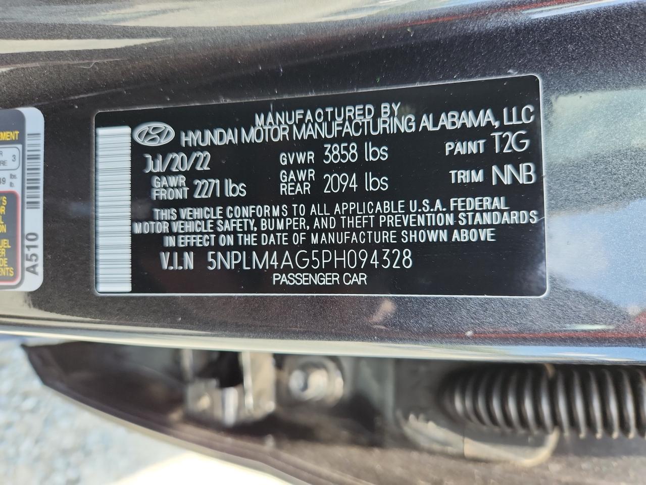 2023 Hyundai Elantra Sel VIN: 5NPLM4AG5PH094328 Lot: 65329735