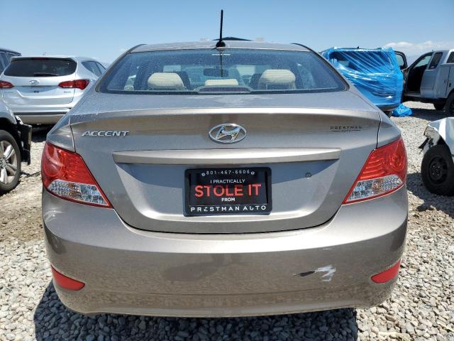 Sedans HYUNDAI ACCENT 2012 Brown