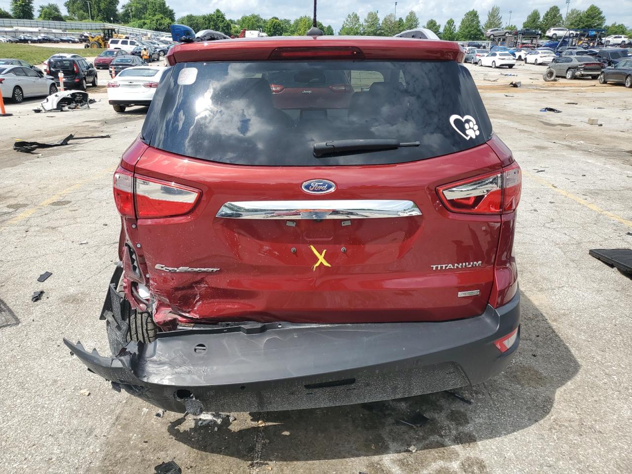 2020 Ford Ecosport Titanium VIN: MAJ3S2KE6LC377226 Lot: 65065035