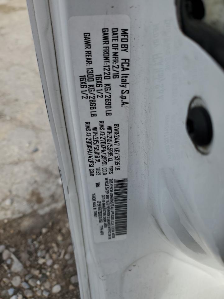2016 Ram Promaster City VIN: ZFBERFAT9G6C12061 Lot: 63593555