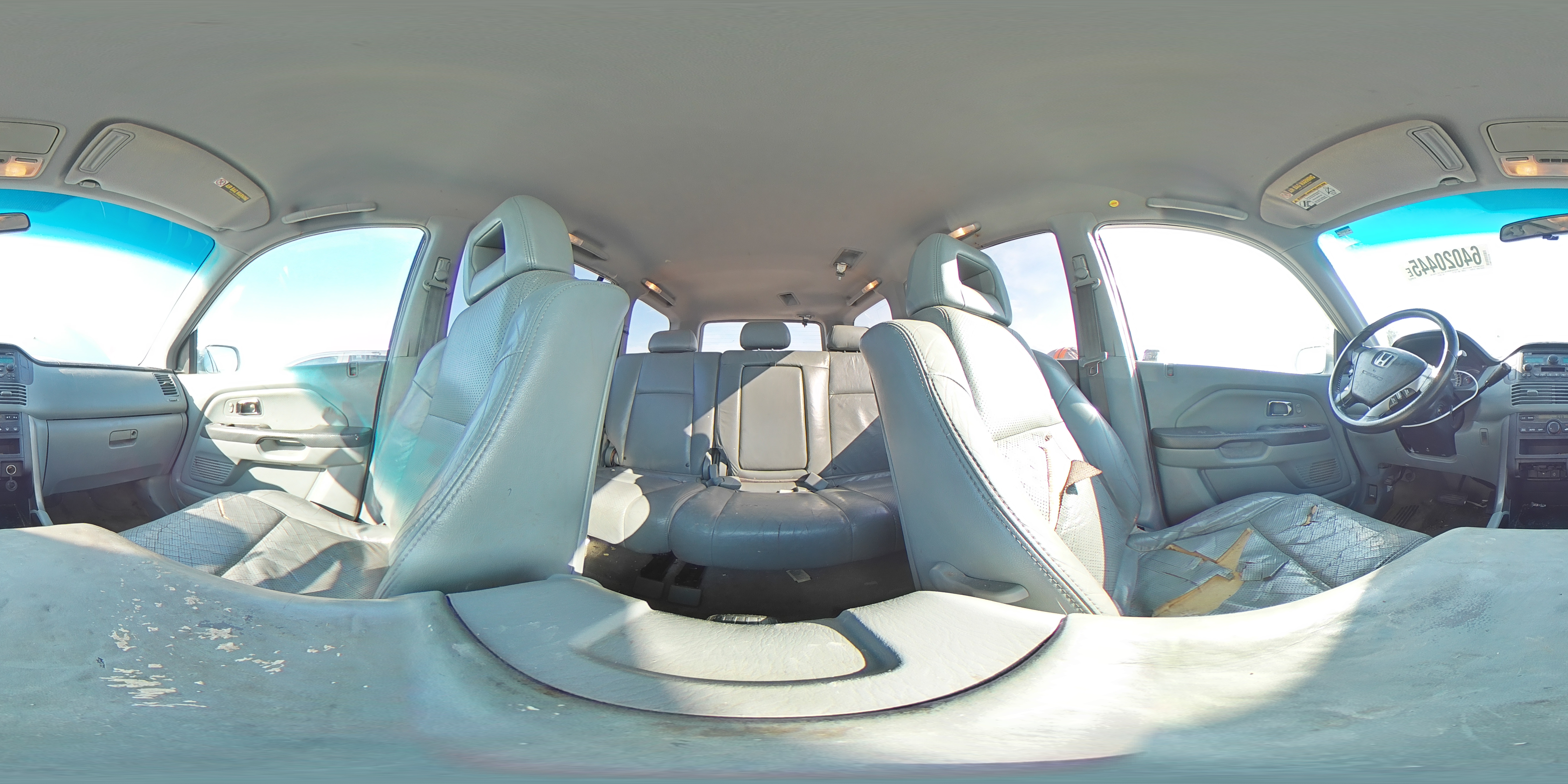 2003 Honda Pilot Exl VIN: 2HKYF18533H593111 Lot: 64020445