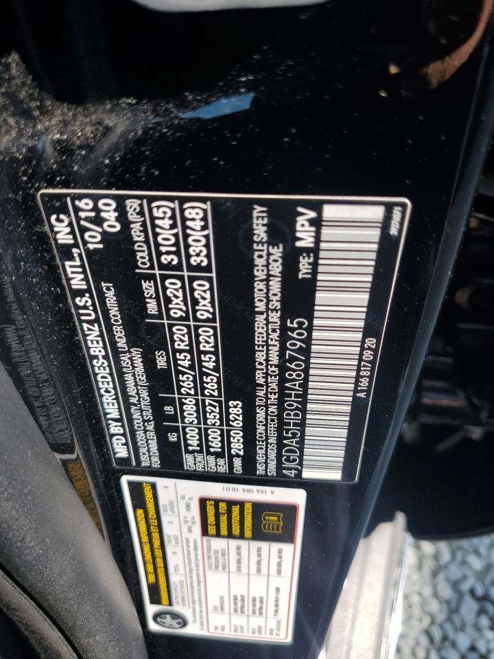 4jgda5hb9ha867965 4JGDA5HB9HA867965 2017 Mercedes-Benz Gle 350 4Matic