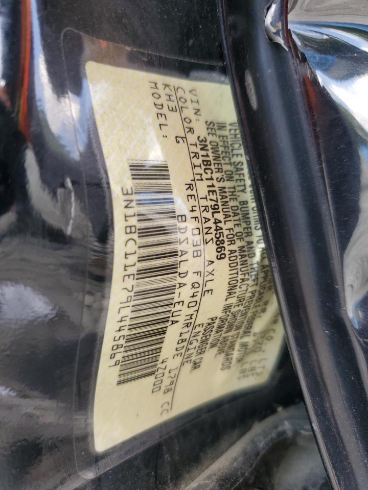 2009 Nissan Versa S VIN: 3N1BC11E79L445869 Lot: 63742355
